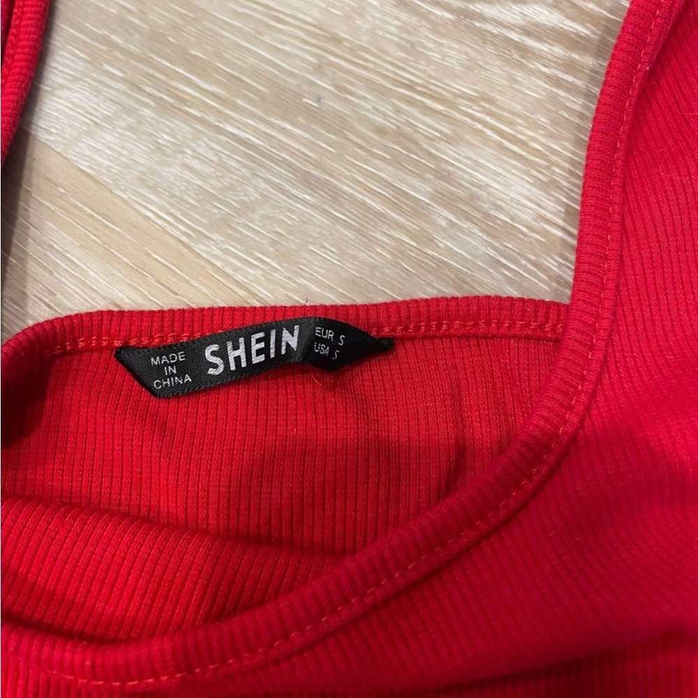 Shein Red Tank - Picture 2 of 5